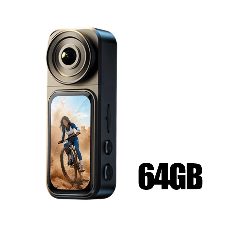 Famue Quest 1 Action Camera  rotate stabilization magnet mini 2.7K wifi remote control dash cam motos Cycling Gear Sports Set