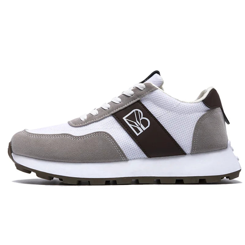 New Breathable Mesh Men's Casual Thick-soled Running Sneakers