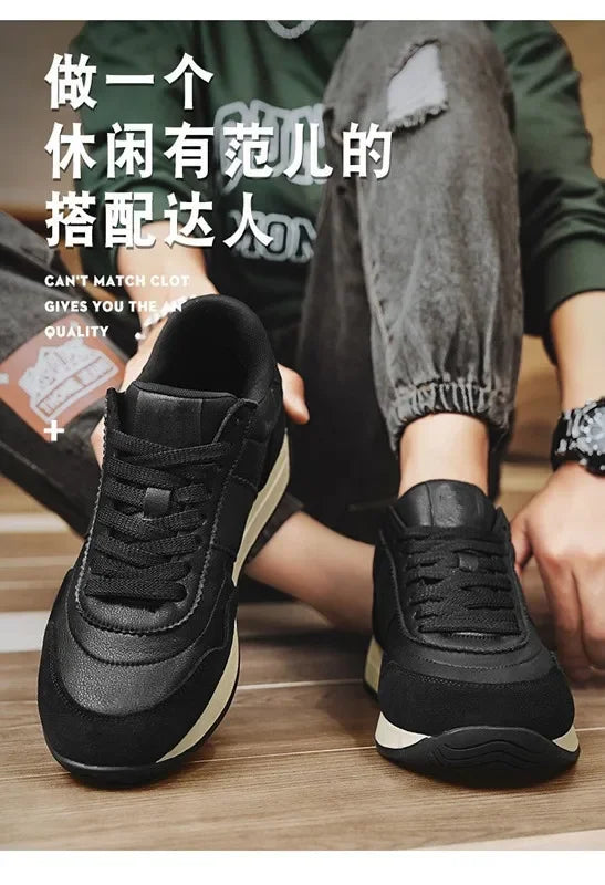 2025 New Designer Shoes for Man Sneaker High Brand Men's Shoes Soft Leather Sole with Anti Slip Properties The Razor's Edge