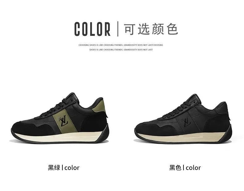 2025 New Designer Shoes for Man Sneaker High Brand Men's Shoes Soft Leather Sole with Anti Slip Properties The Razor's Edge