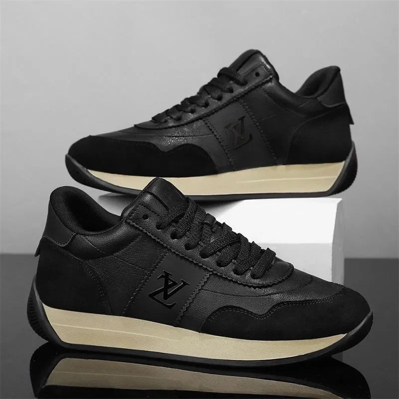 2025 New Designer Shoes for Man Sneaker High Brand Men's Shoes Soft Leather Sole with Anti Slip Properties The Razor's Edge