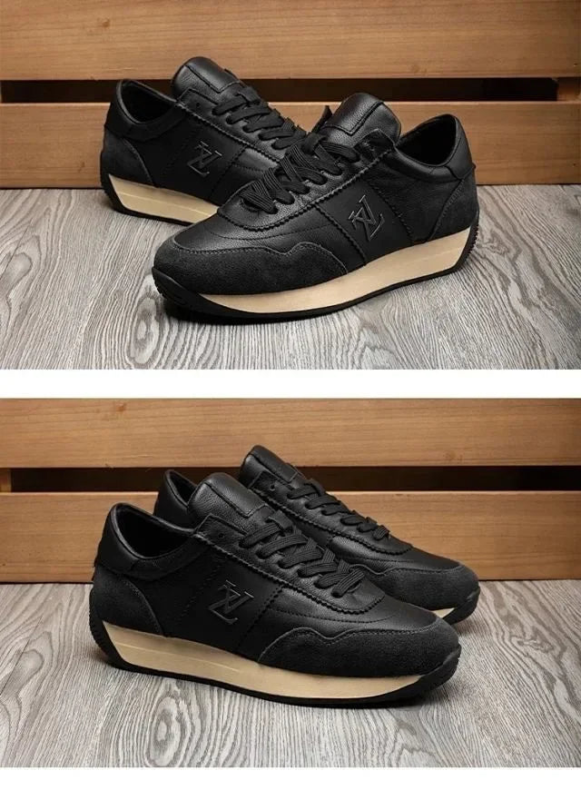 2025 New Designer Shoes for Man Sneaker High Brand Men's Shoes Soft Leather Sole with Anti Slip Properties The Razor's Edge