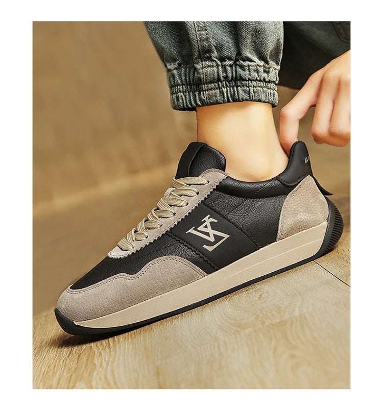 2024 Breathable Men's Sports Shoes High Quality Running Shoes Leather Waterproof Forrest Gump shoes Jogging Shoes Youth Sneakers