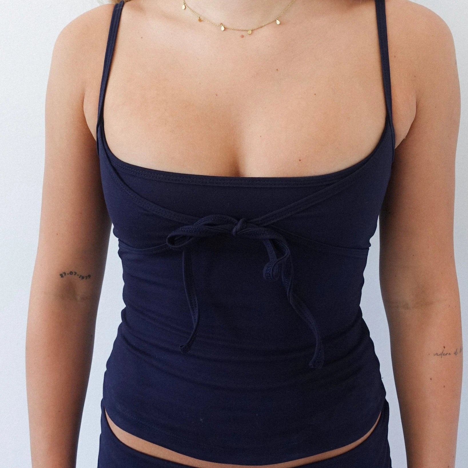 Women Basic Soild Camisole, Sleeveless Tops Backless Tie-up Slim Fit Summer Vest for Party Club