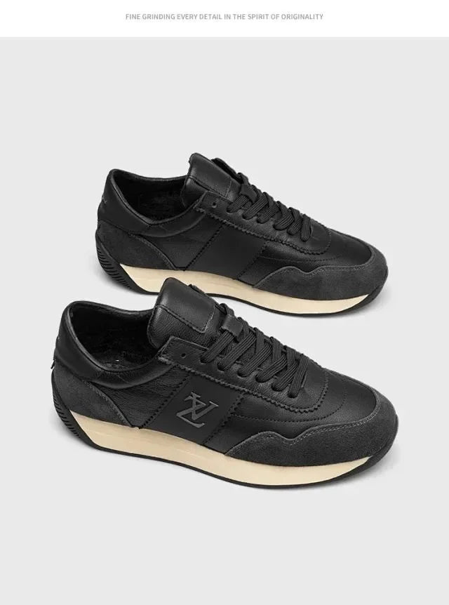 2025 New Designer Shoes for Man Sneaker High Brand Men's Shoes Soft Leather Sole with Anti Slip Properties The Razor's Edge