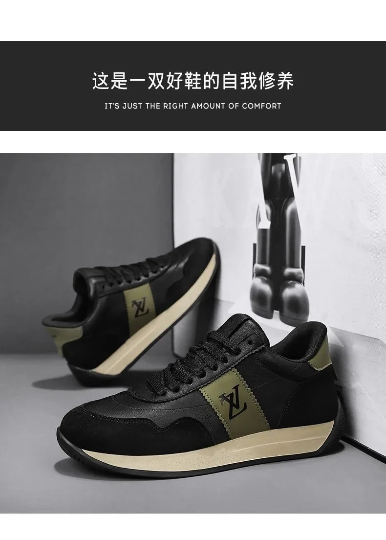 2025 New Designer Shoes for Man Sneaker High Brand Men's Shoes Soft Leather Sole with Anti Slip Properties The Razor's Edge