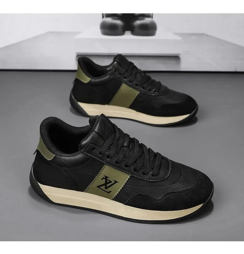2025 New Designer Shoes for Man Sneaker High Brand Men's Shoes Soft Leather Sole with Anti Slip Properties The Razor's Edge