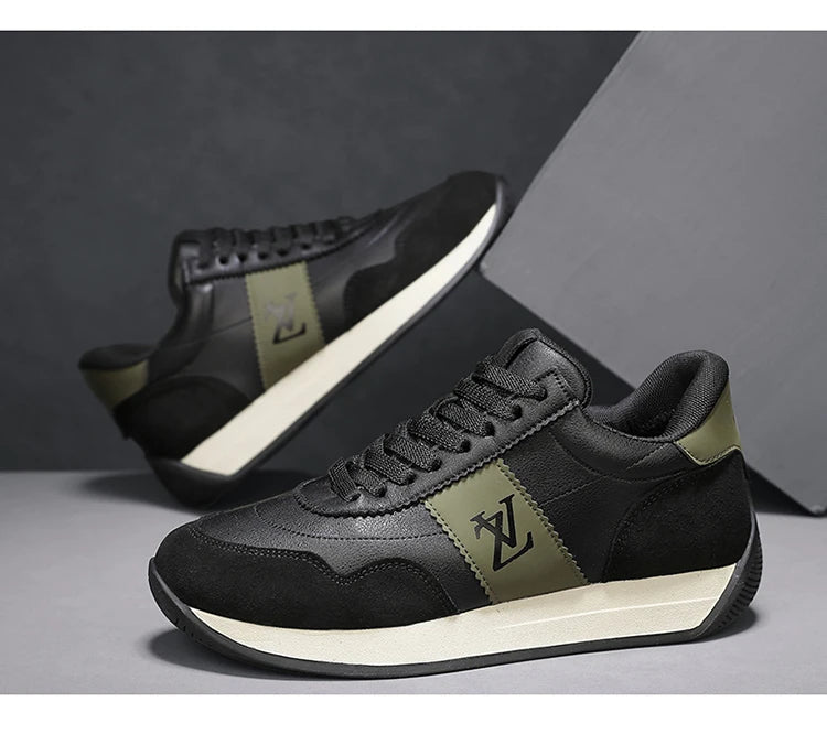 2024 Breathable Men's Sports Shoes High Quality Running Shoes Leather Waterproof Forrest Gump shoes Jogging Shoes Youth Sneakers