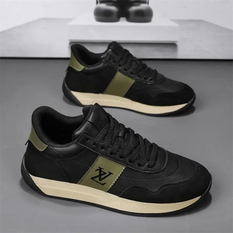 2025 New Designer Shoes for Man Sneaker High Brand Men's Shoes Soft Leather Sole with Anti Slip Properties The Razor's Edge