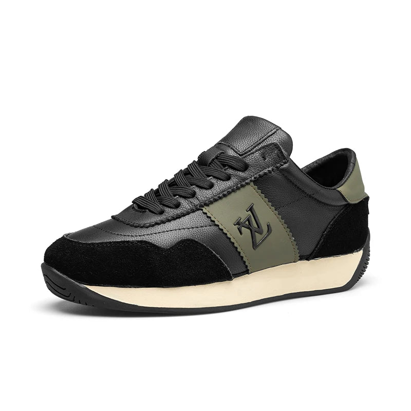 Classic European Station High end Men's Shoes Genuine Leather Color blocked Comfortable Casual Shoes Sports Shoes 231135