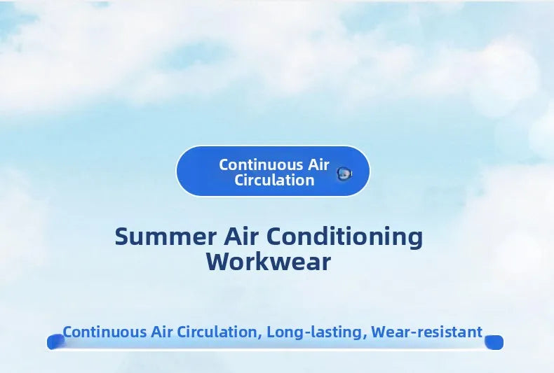 Summer Anti-Heat Cooling Camouflage Air Conditioning Workwear Thin Model Construction Site Electric Welding Wearable Fan Inst...