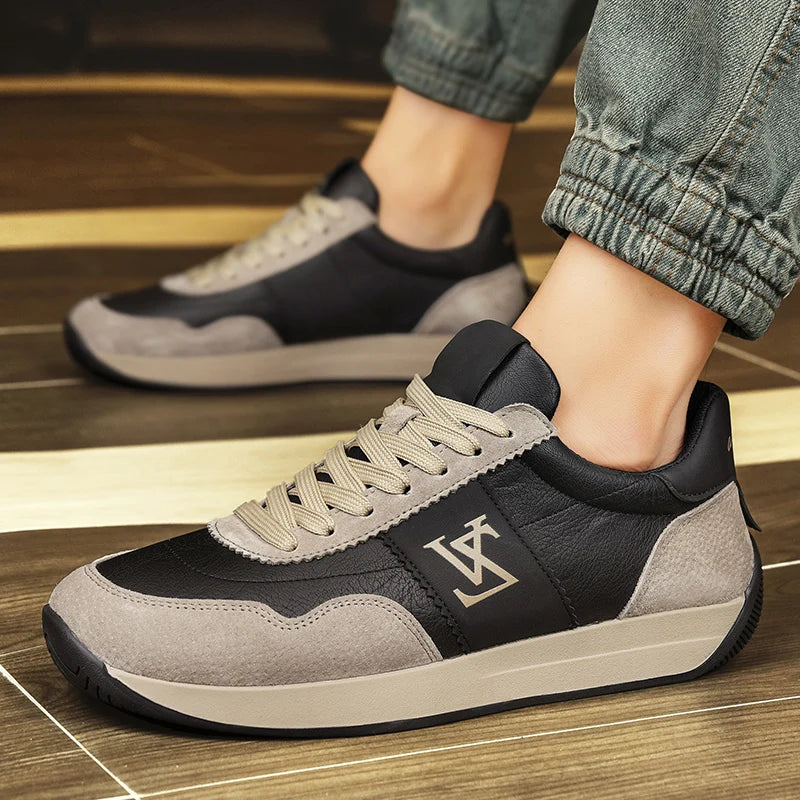 2024 Breathable Men's Sports Shoes High Quality Running Shoes Leather Waterproof Forrest Gump shoes Jogging Shoes Youth Sneakers