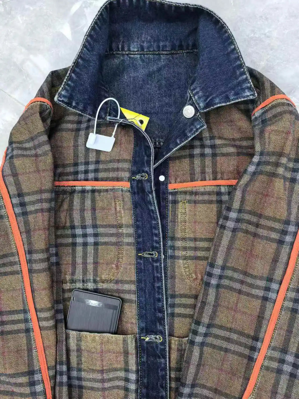 Plus Size Denim Jacket Men Vintage Fashion Streetwear Loose Casual Oversize Denim Cargo Jacket 7XL 6XL Jeans Coat Outerwear