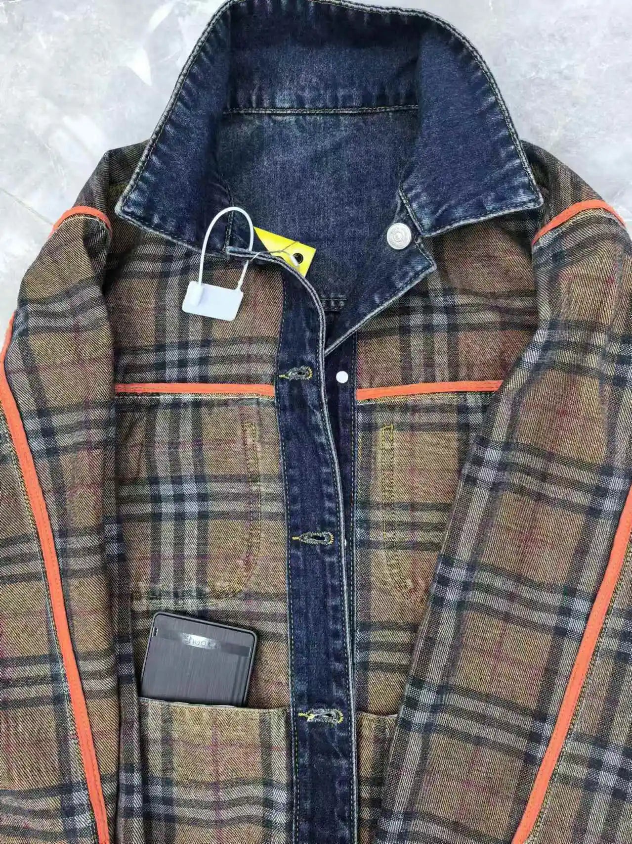 Plus Size Denim Jacket Men Vintage Fashion Streetwear Loose Casual Oversize Denim Cargo Jacket 7XL 6XL Jeans Coat Outerwear