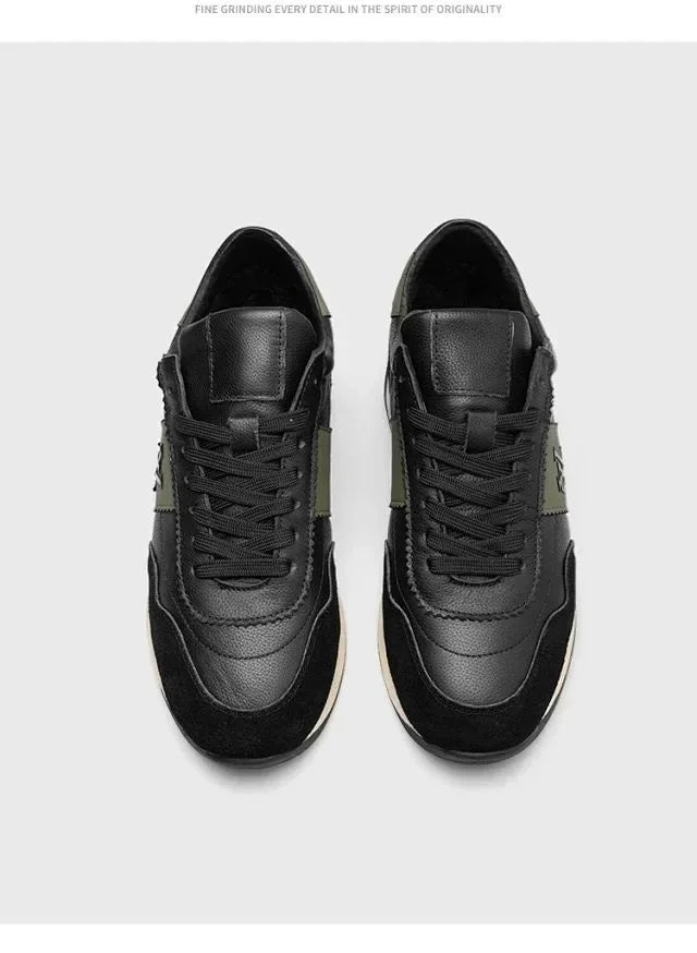 2025 New Designer Shoes for Man Sneaker High Brand Men's Shoes Soft Leather Sole with Anti Slip Properties The Razor's Edge