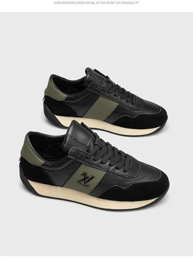 2025 New Designer Shoes for Man Sneaker High Brand Men's Shoes Soft Leather Sole with Anti Slip Properties The Razor's Edge