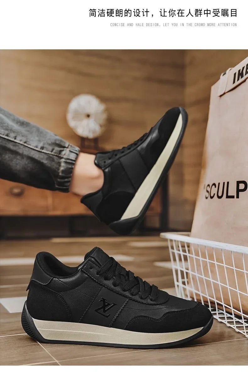 2025 New Designer Shoes for Man Sneaker High Brand Men's Shoes Soft Leather Sole with Anti Slip Properties The Razor's Edge