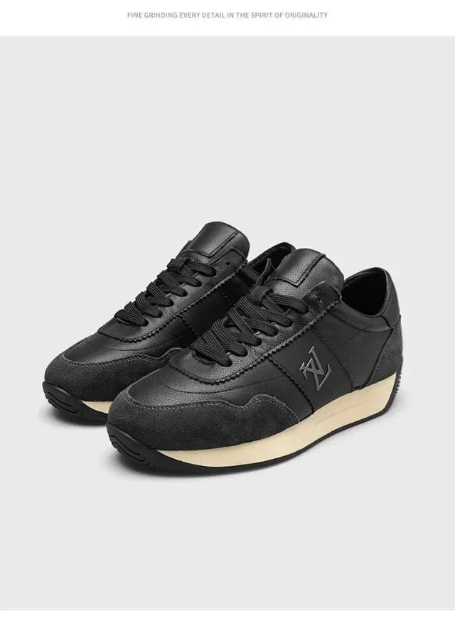 2025 New Designer Shoes for Man Sneaker High Brand Men's Shoes Soft Leather Sole with Anti Slip Properties The Razor's Edge