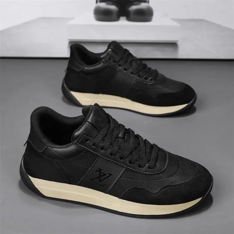 2025 New Designer Shoes for Man Sneaker High Brand Men's Shoes Soft Leather Sole with Anti Slip Properties The Razor's Edge