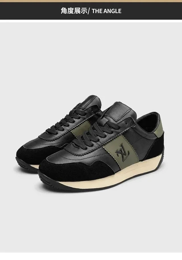 2025 New Designer Shoes for Man Sneaker High Brand Men's Shoes Soft Leather Sole with Anti Slip Properties The Razor's Edge