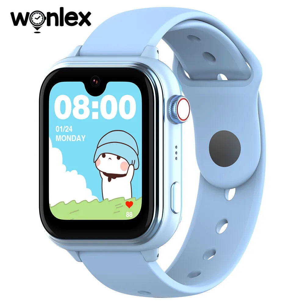 Wonlex KT37 GPS Smart Watch Kids AI Voice Assistant APP Monitor WiFi Location Tracker 4G Video Call Smart Watch for Children
