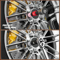 1/2-Inch Drive 7pc Half Size Lug Nut Flip Socket Set, Wheel Protector Impact Deep Socket, Non-Marring Thin Wall CR-MO Steel