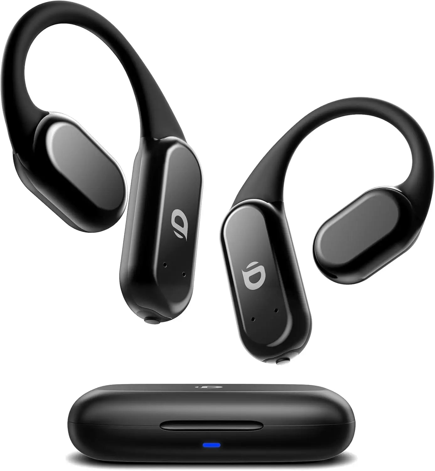 Echte Knochenschall-Kopfhörer, OWS Open Ear Kopfhörer, Bluetooth 5.3, 60 Stunden Wiedergabezeit, IP68, für den Sport