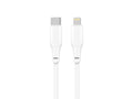 Techancy Cabo De Dados Pd 30w Branco 1m, TB1791, Usb C-Ipx/11/12-14 De Alta Potência, Compatível Com Tablet E Telemóvel